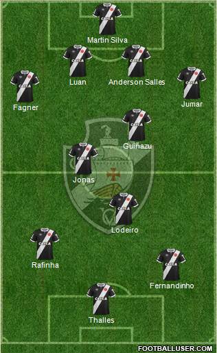 CR Vasco da Gama Formation 2014