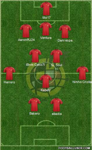 Spain Formation 2014