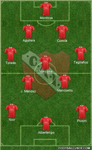 Independiente Formation 2014