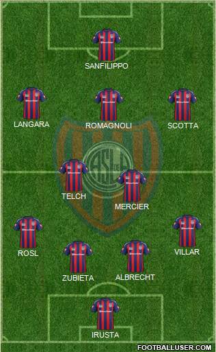 San Lorenzo de Almagro Formation 2014