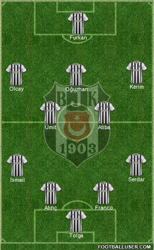 Besiktas JK Formation 2014