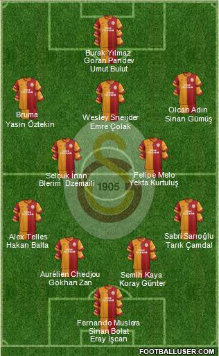 Galatasaray SK Formation 2014