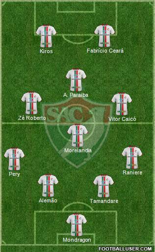 Salgueiro AC Formation 2014