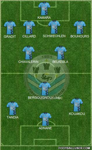 Tours Football Club Formation 2014