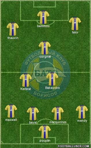 BATE Borisov Formation 2014