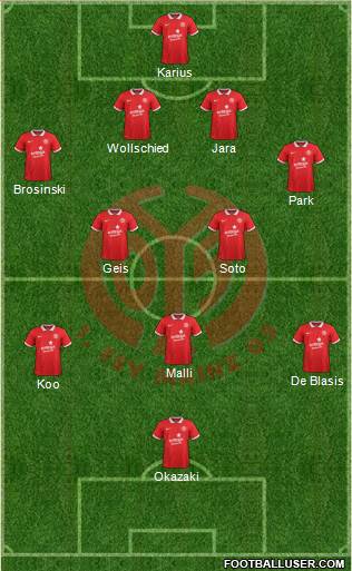 1.FSV Mainz 05 Formation 2014