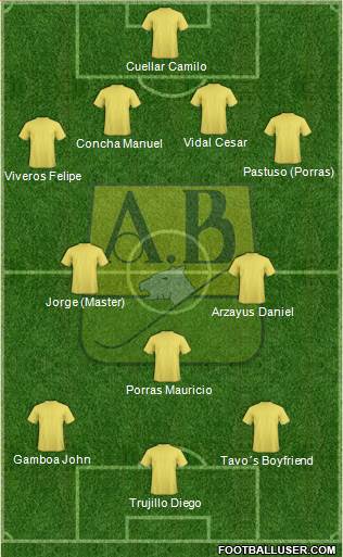 CA Bucaramanga CD Formation 2014