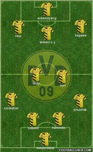 Borussia Dortmund Formation 2014