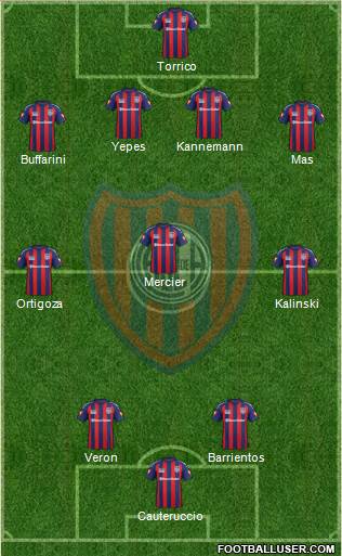 San Lorenzo de Almagro Formation 2014
