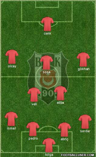Besiktas JK Formation 2014