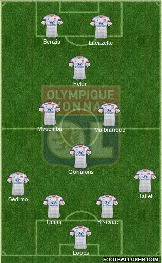 Olympique Lyonnais Formation 2014
