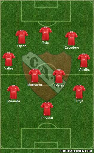 Independiente Formation 2014
