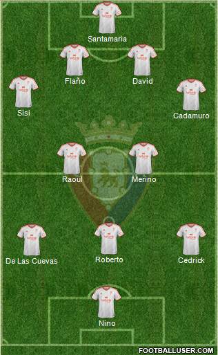 C. At. Osasuna Formation 2014