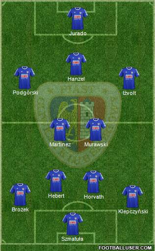 Piast Gliwice Formation 2014