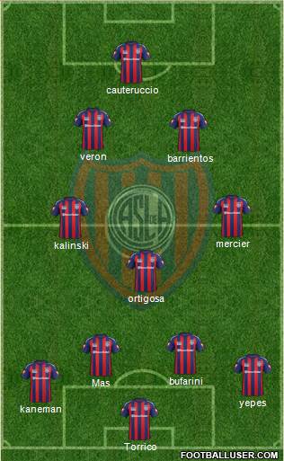 San Lorenzo de Almagro Formation 2014