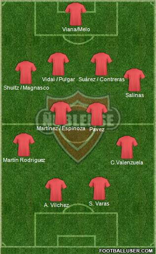 CD Ñublense S.A.D.P. Formation 2014