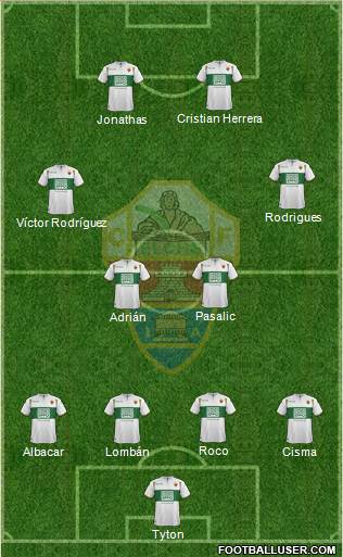 Elche C.F., S.A.D. Formation 2014