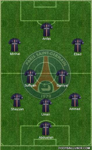 Paris Saint-Germain Formation 2014