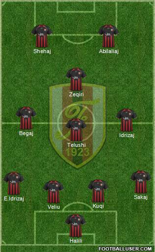 KS Flamurtari Vlorë Formation 2014