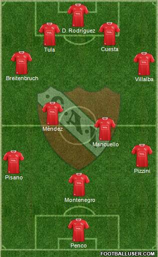 Independiente Formation 2014