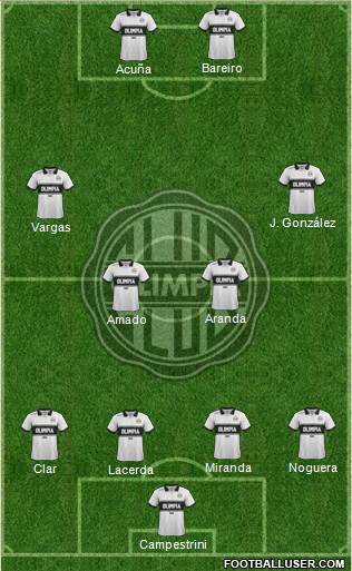 C Olimpia Formation 2014