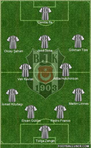 Besiktas JK Formation 2014