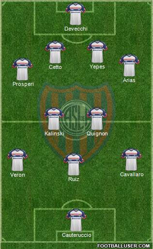 San Lorenzo de Almagro Formation 2014