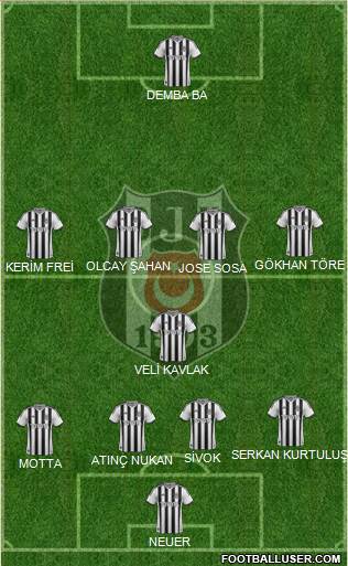 Besiktas JK Formation 2014