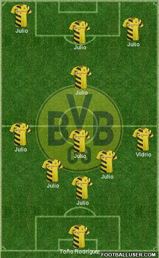Borussia Dortmund Formation 2014
