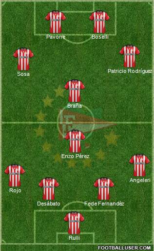 Estudiantes de La Plata Formation 2014
