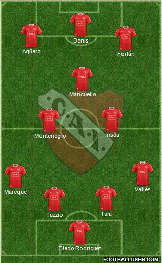 Independiente Formation 2014