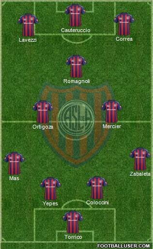 San Lorenzo de Almagro Formation 2014