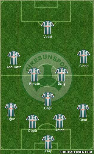 Giresunspor Formation 2014