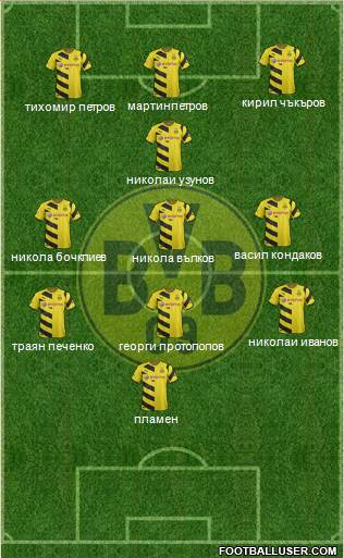 Borussia Dortmund Formation 2014