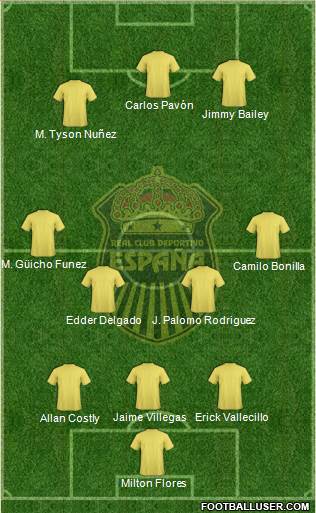 Real CD España Formation 2014