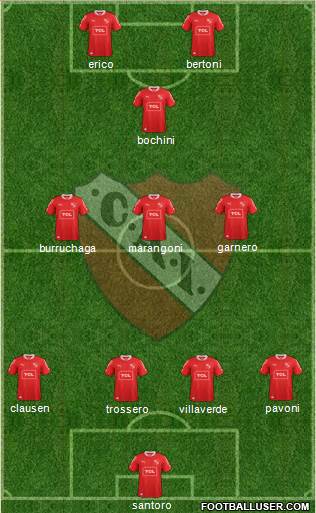 Independiente Formation 2014