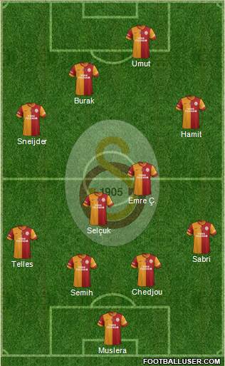 Galatasaray SK Formation 2014