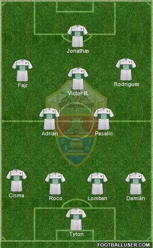 Elche C.F., S.A.D. Formation 2014