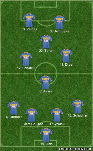 Shrewsbury Town Formation 2014