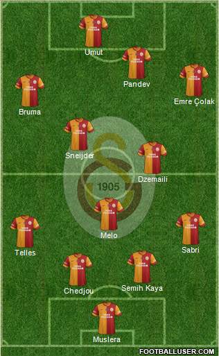 Galatasaray SK Formation 2014