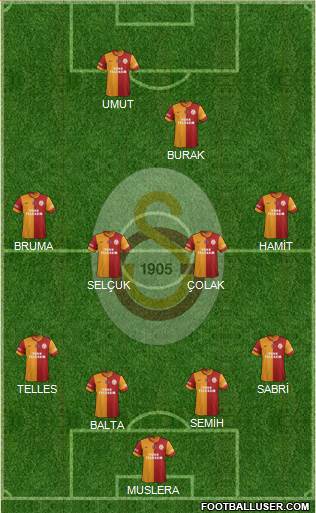 Galatasaray SK Formation 2014