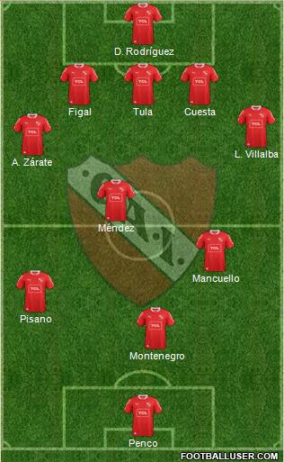 Independiente Formation 2014
