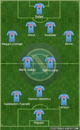 Napoli Formation 2014