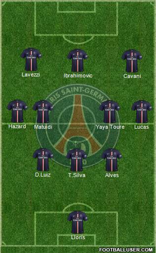 Paris Saint-Germain Formation 2014