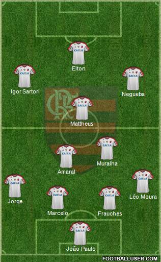 CR Flamengo Formation 2014