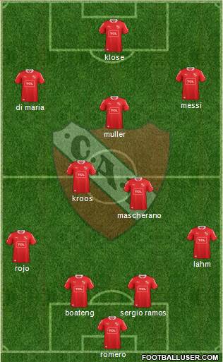 Independiente Formation 2014