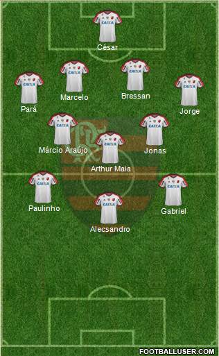 CR Flamengo Formation 2014
