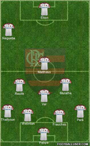 CR Flamengo Formation 2014