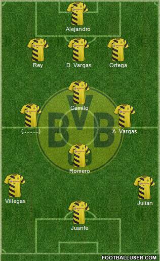 Borussia Dortmund Formation 2014