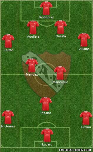 Independiente Formation 2014